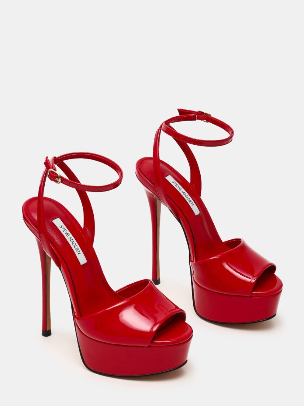 New Steve Madden Womens Jezzica Red Patent Stiletto Heels choose sz platform